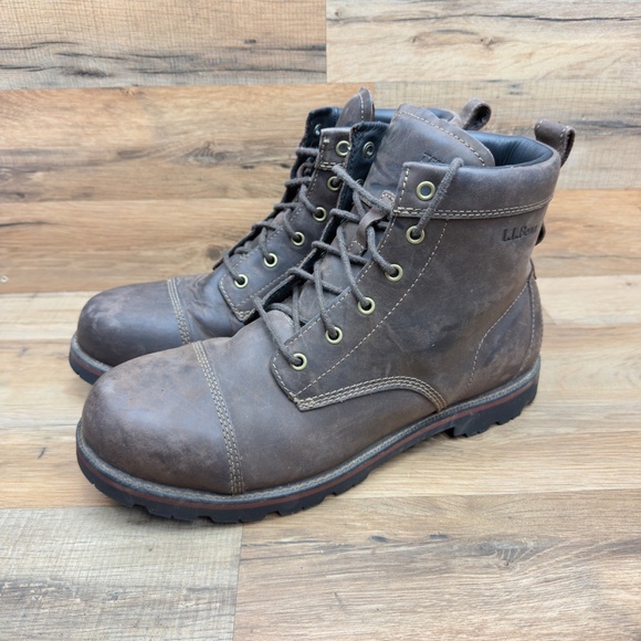 LL Bean Men\'s size 12 East Point Casual Cap-Toe Boots, Waterproof Size main image 8